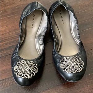 Tahari black flats. Size 7.5.